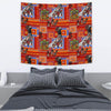 African Print Pattern Tapestry