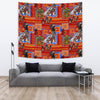 African Print Pattern Tapestry