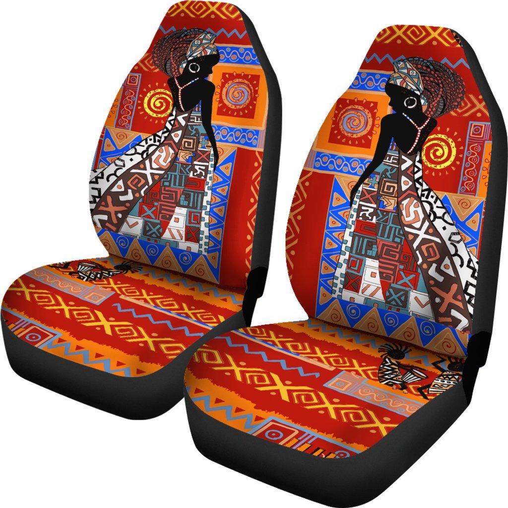 African Print Pattern Universal Fit Car Seat Covers