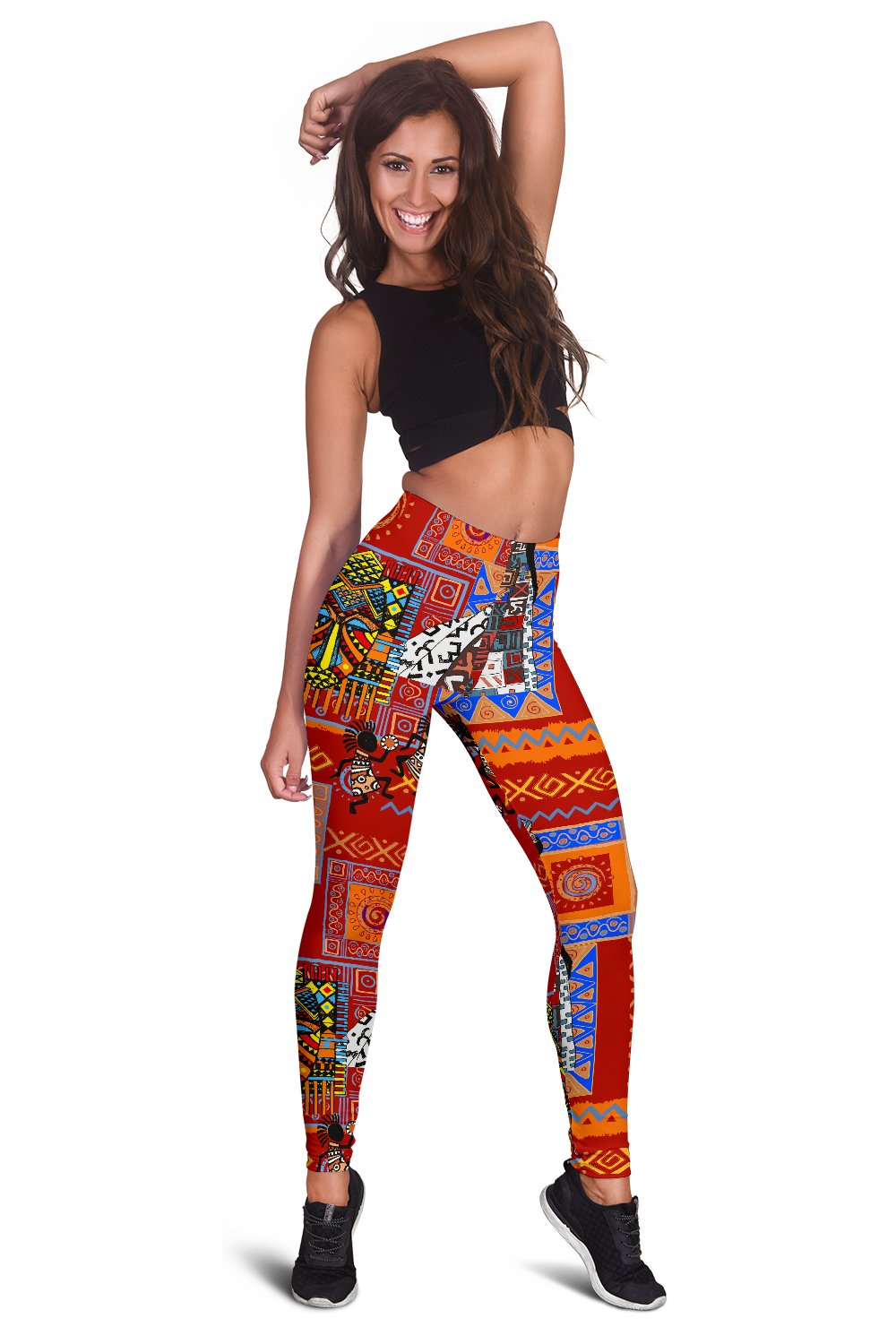 African Print Pattern Women Leggings