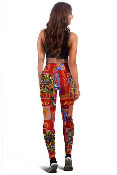 African Print Pattern Women Leggings