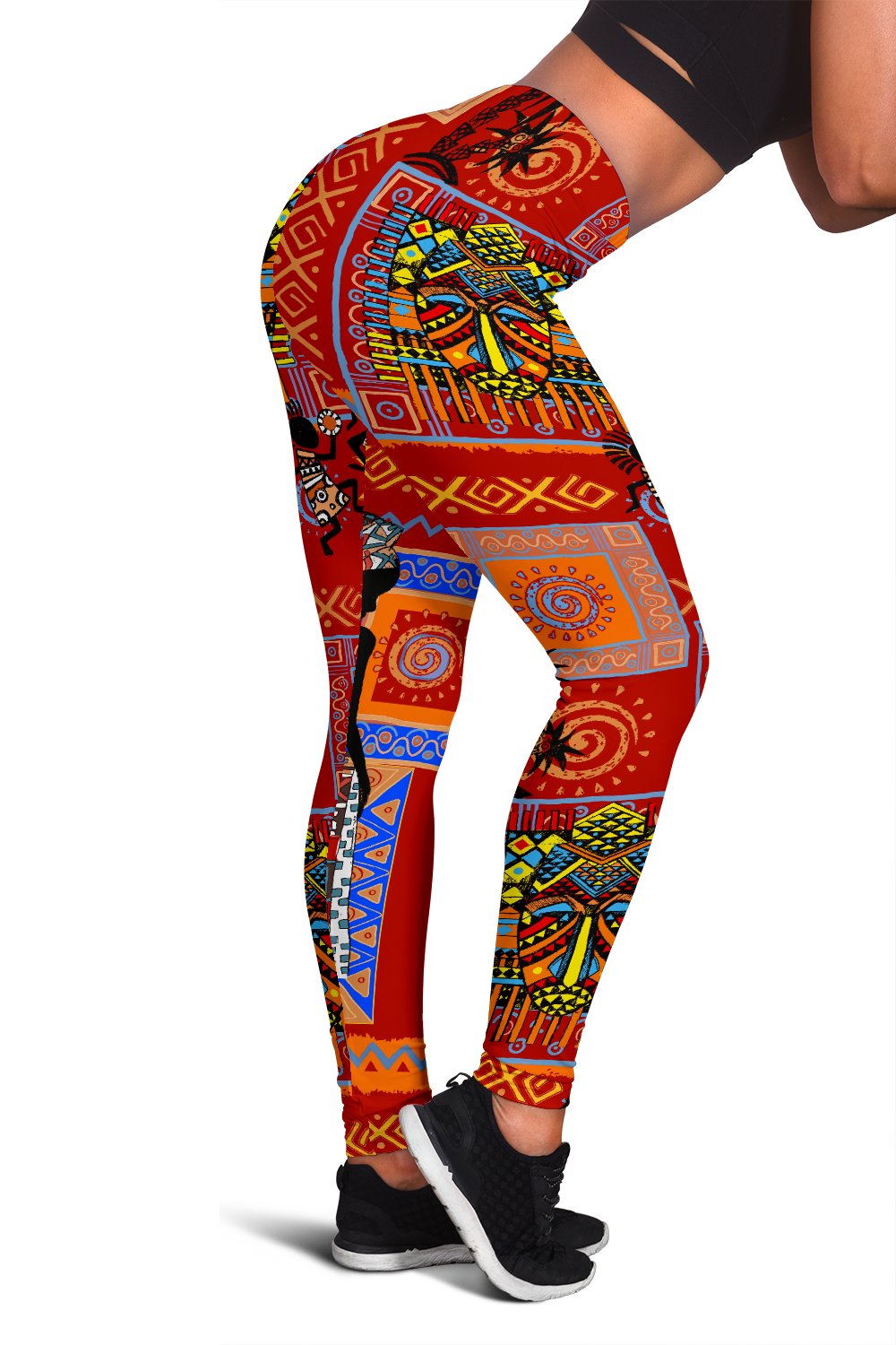 African Print Pattern Women Leggings
