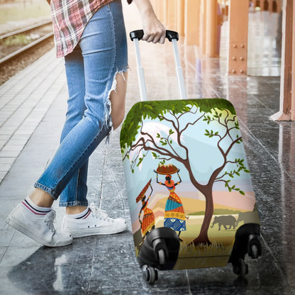 African Safari Luggage Cover Protector