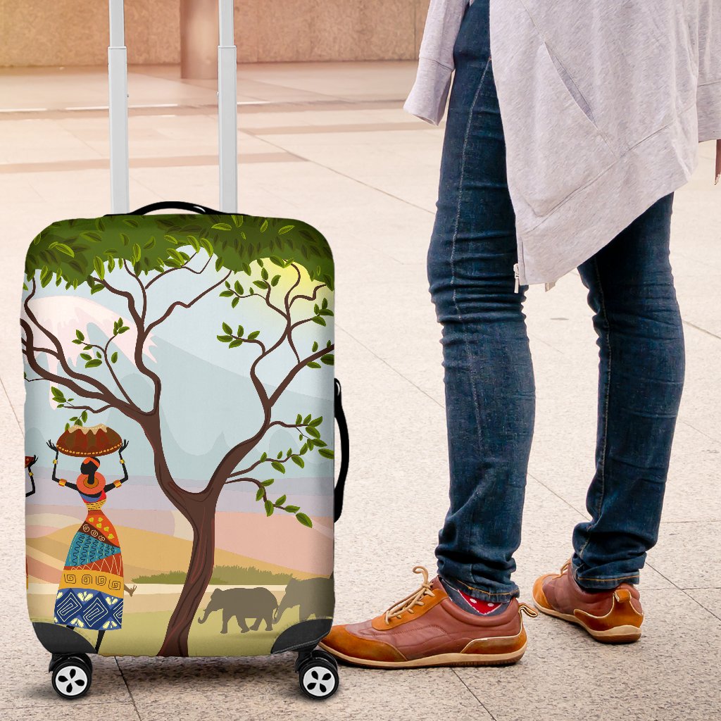 African Safari Luggage Cover Protector