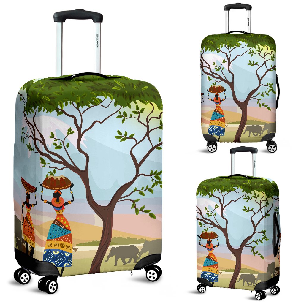 African Safari Luggage Cover Protector