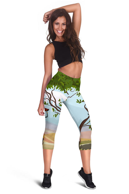 African Safari Women Capris