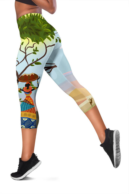 African Safari Women Capris