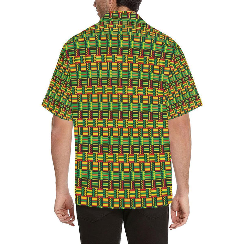 African Zip Zag Print Pattern Hawaiian Shirt-JORJUNE.COM