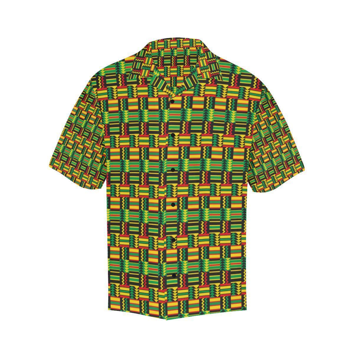 African Zip Zag Print Pattern Hawaiian Shirt-JORJUNE.COM