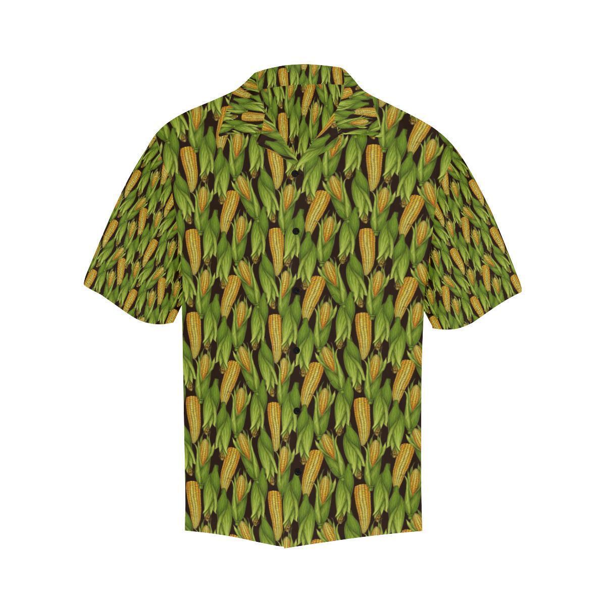 Agricultural Corn cob Print Hawaiian Shirt-JORJUNE.COM