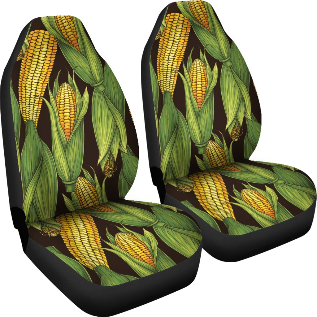 Agricultural Corn cob Print Universal Fit Car Seat Covers