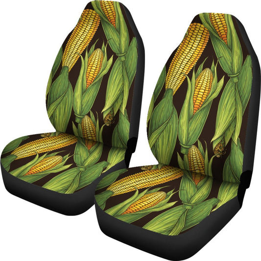 Agricultural Corn cob Print Universal Fit Car Seat Covers