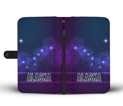 Alaska Galaxy Flag Wallet Phone Case