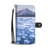 Alaska water nature ice glacier blue Wallet Phone Case