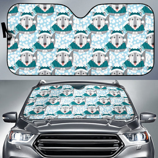 Alaskan Malamute Pattern Print Design 01 Car Sun Shade-JORJUNE.COM