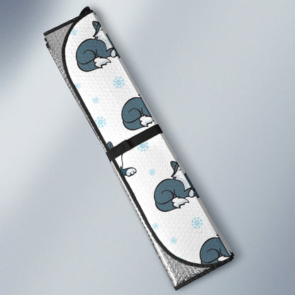 Alaskan Malamute Pattern Print Design 03 Car Sun Shade-JORJUNE.COM