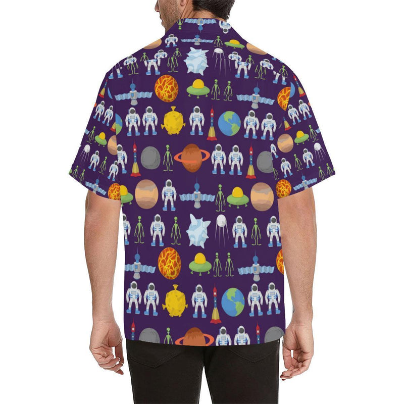Alien Astronaut Planet Hawaiian Shirt-JORJUNE.COM