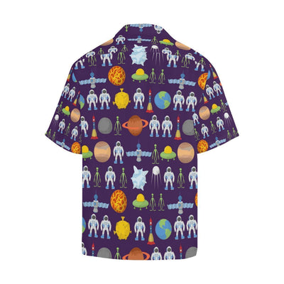 Alien Astronaut Planet Hawaiian Shirt-JORJUNE.COM