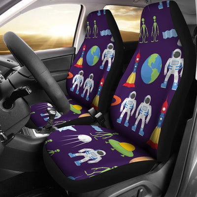 Alien Astronaut Planet Universal Fit Car Seat Covers