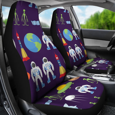 Alien Astronaut Planet Universal Fit Car Seat Covers