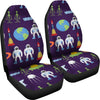 Alien Astronaut Planet Universal Fit Car Seat Covers