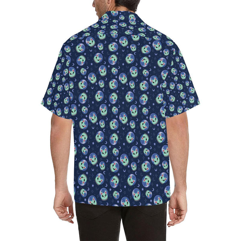 Alien Cat Hawaiian Shirt-JORJUNE.COM