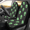 Alien Green Neon Pattern Print Design 01 Car Seat Covers (Set of 2)-JORJUNE.COM