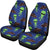 Alien Green UFO Pattern Universal Fit Car Seat Covers