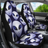 Alien Head Extraterrestrial Universal Fit Car Seat Covers