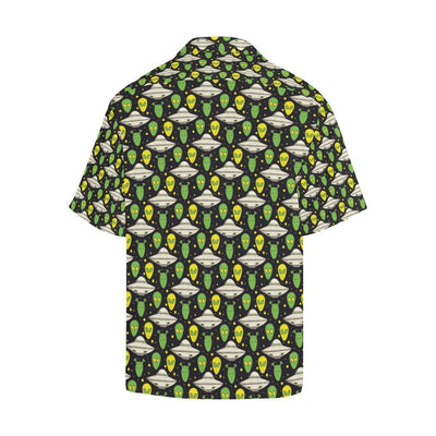 Alien UFO Pattern Hawaiian Shirt-JORJUNE.COM