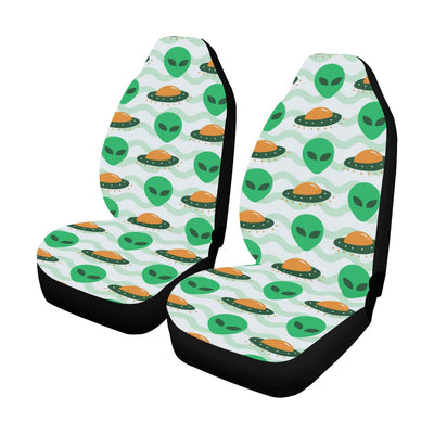 Alien UFO Pattern Print Design 04 Car Seat Covers (Set of 2)-JORJUNE.COM