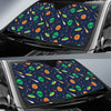 Alien UFO Pattern Print Design 05 Car Sun Shade-JORJUNE.COM