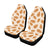 Almond Pattern Print Design 03 Car Seat Covers (Set of 2)-JORJUNE.COM