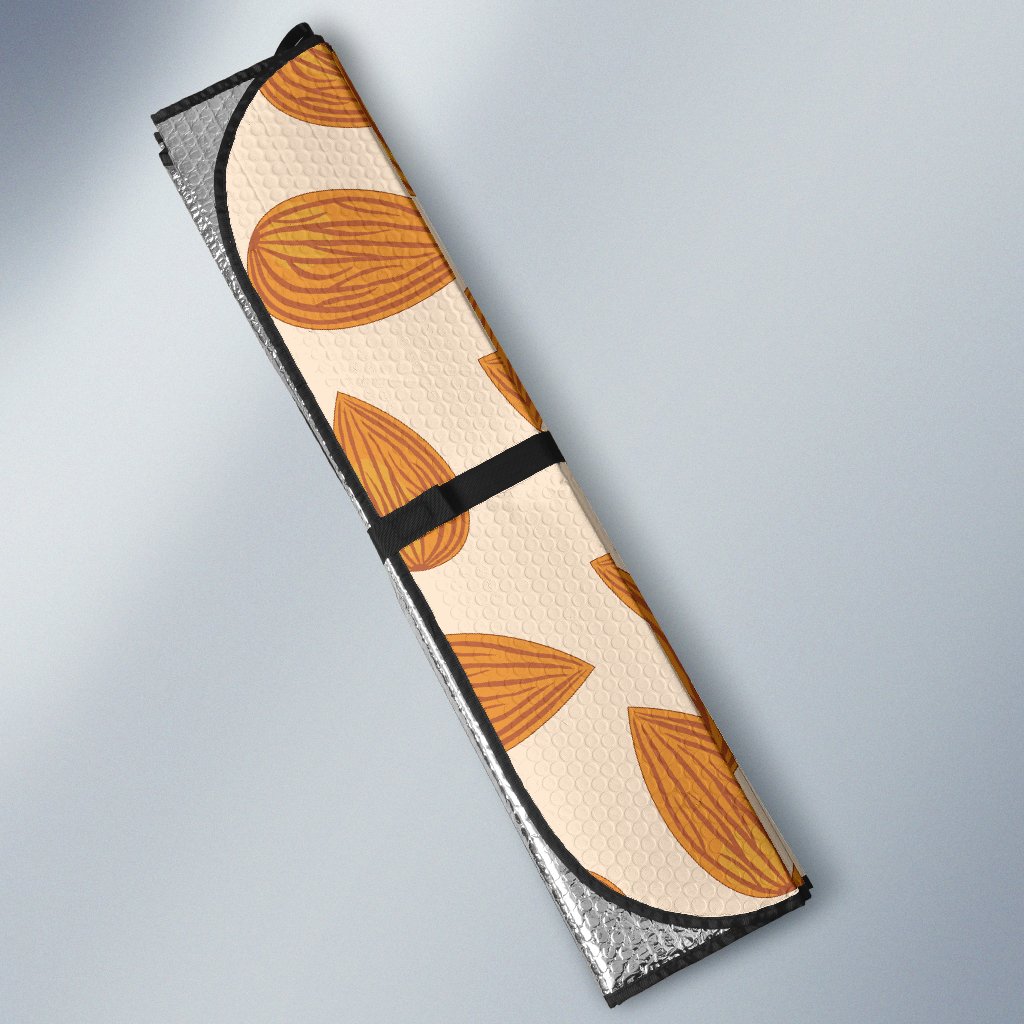 Almond Pattern Print Design 03 Car Sun Shade-JORJUNE.COM