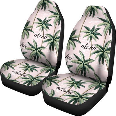 Aloha Beach Pattern Design Themed Print Universal Fit Car Seat Covers