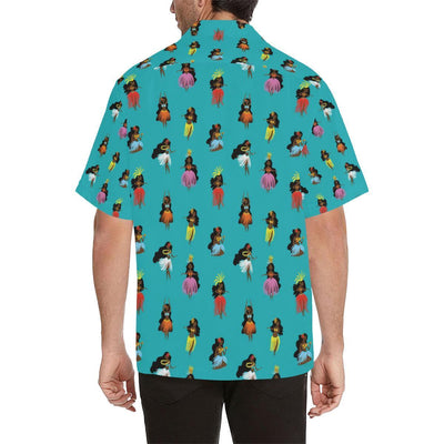 Aloha Hawaiian girl Dance Men Hawaii Shirt