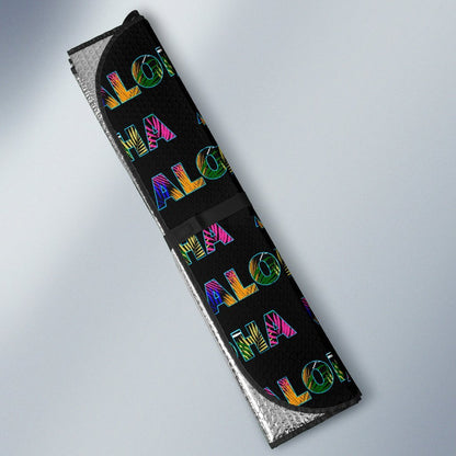 Aloha Hawaii Neon Car Sun Shade-JorJune