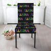 Aloha Hawaii Neon Dining Chair Slipcover-JORJUNE.COM