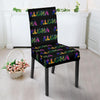 Aloha Hawaii Neon Dining Chair Slipcover-JORJUNE.COM