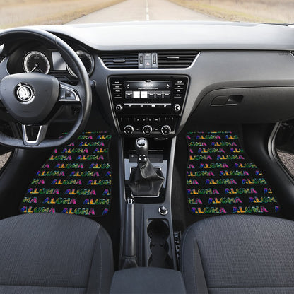 Aloha Hawaii Neon Front and Back Car Floor Mats