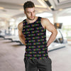 Aloha Hawaii Neon Men Tank Top