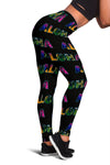 Aloha Hawaii Neon Women Leggings