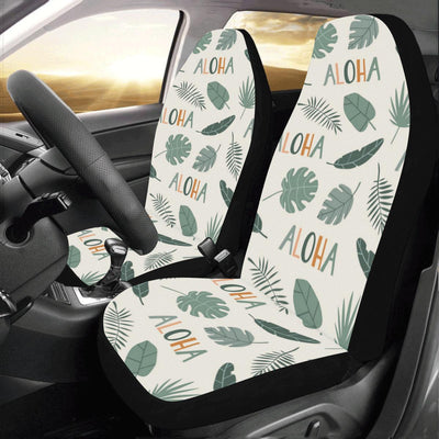 Aloha Hawaii Pattern Print Design 05 Car Seat Covers (Set of 2)-JORJUNE.COM