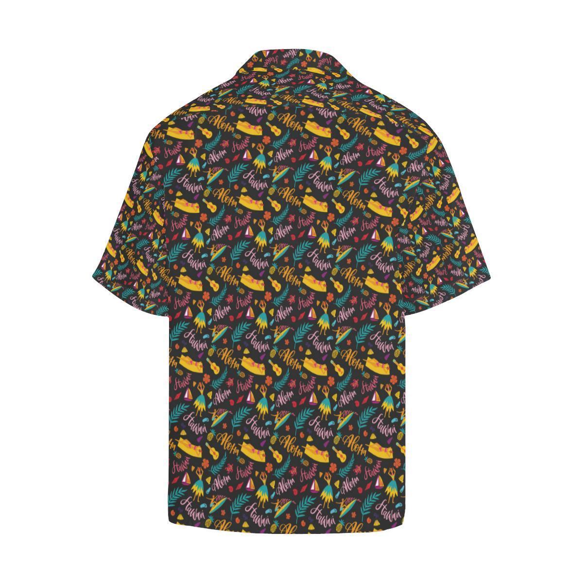 Aloha Hawaii Summer Design Themed Print Hawaiian Shirt-JORJUNE.COM