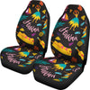 Aloha Hawaii Summer Design Themed Print Universal Fit Car Seat Covers