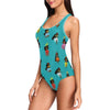 Aloha Hawaiian girl Dance Women One Piece Swimsuit