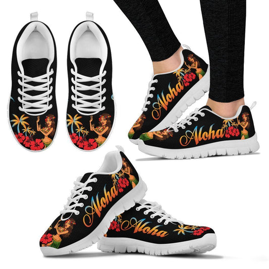 Aloha Hawaiian Girl Women Sneakers