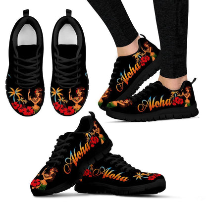 Aloha Hawaiian Girl Women Sneakers