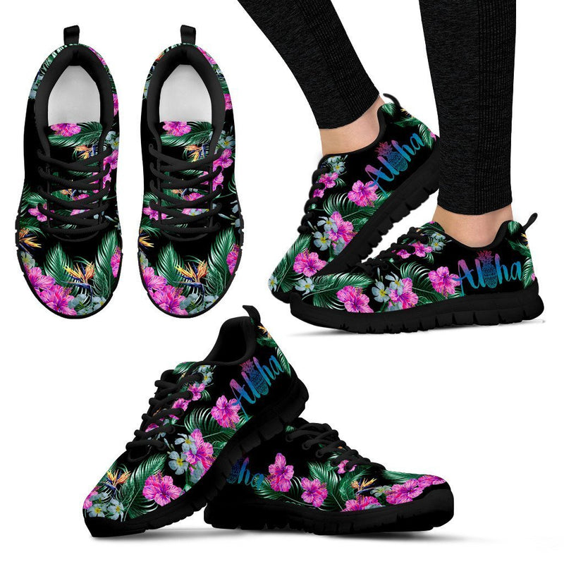Aloha Hibiscus Hawaiian Flower Women Sneakers