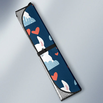 Alpaca Love Pattern Print Design 05 Car Sun Shade-JORJUNE.COM